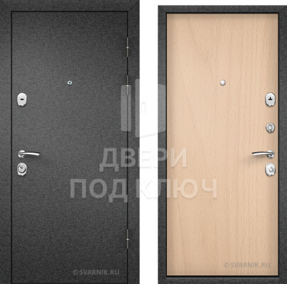 Стальная дверь с порошковым напылением 2 мм эконом ДПК-13395