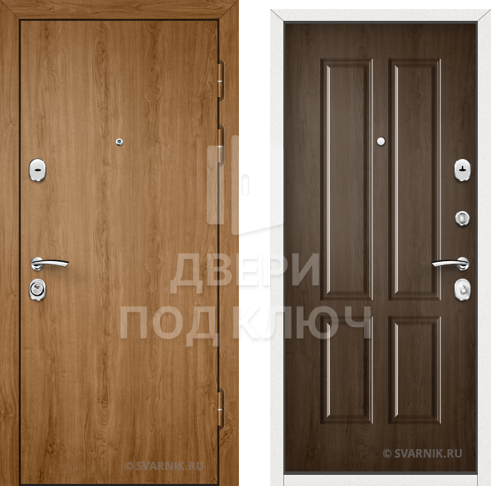 Утепленная входная дверь на дачу ДПК-10048