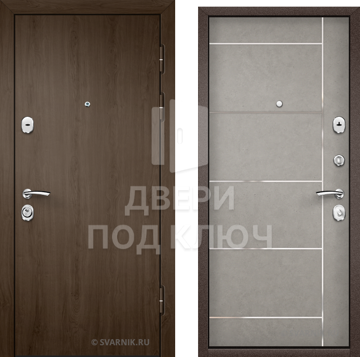 Готовая входная дверь для дома ДПК-2689