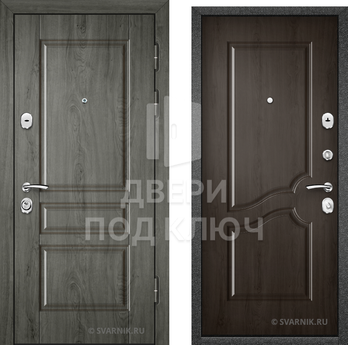 Готовая входная дверь в дом ДПК-2677
